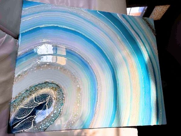 Панно на стену для декора помещения из искусственного камня